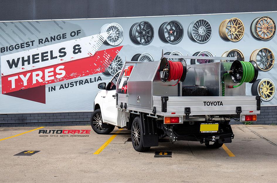 TOYOTA HILUX N80 4WD HE880 GLOSS BLACK MACHINED FACE
